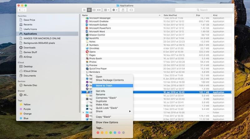How to completely uninstall an app on mac